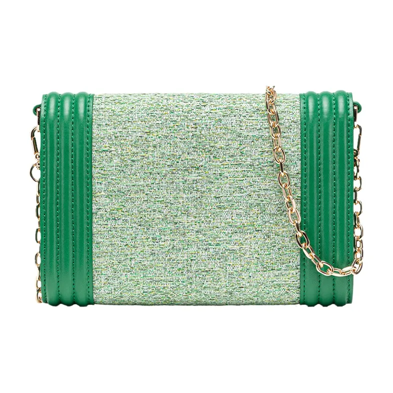 VANESSA HOGAN Vh Classic Series Cow Leather Envelope Bag Shoulder Bag Crossbody Bag Regular Women's Green-2