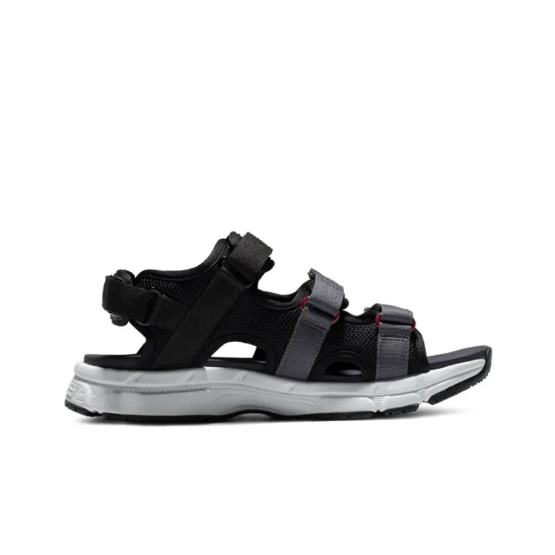 Asics Kahana Sd 2 Fashion Retro Sports Unisex Black Gray Sandals 'Black Gray'-1