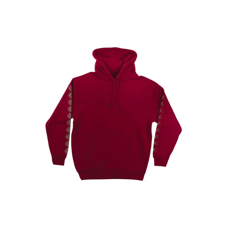Independent X Thrasher Sweatshirts Unisex Red-1