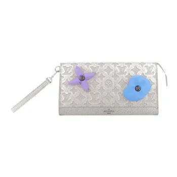 LOUIS VUITTON Leather Clutch Men's