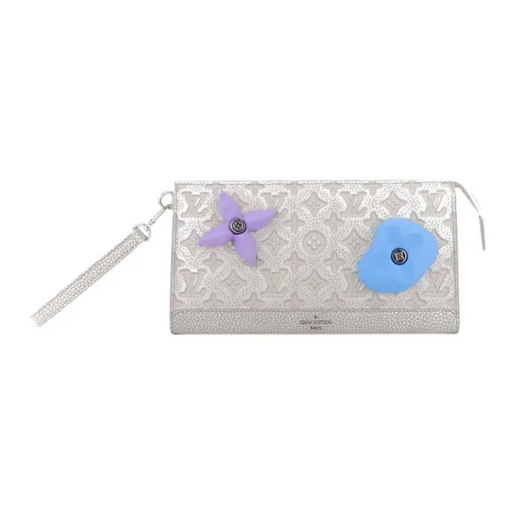 LOUIS VUITTON Leather Clutch Men's-0