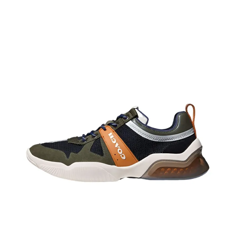 COACH CitySole Runner Anti-Slip Wear-Resistant Low-Top Casual Shoes Men's Green-0