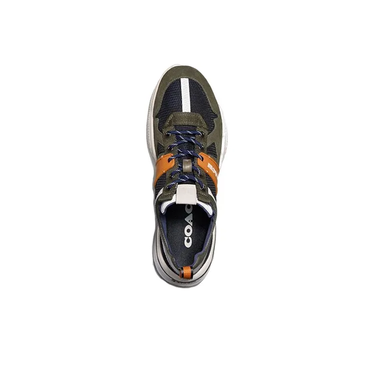 COACH CitySole Runner Anti-Slip Wear-Resistant Low-Top Casual Shoes Men's Green-3