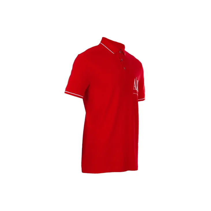 ARMANI EXCHANGE Polo Shirts Men Red-3
