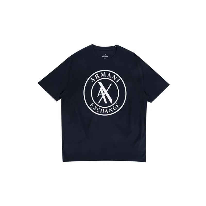 ARMANI EXCHANGE T-Shirts Men Blue-4