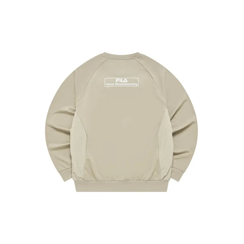 FILA FUSION x White Mountaineering Sweatshirt Men's Cappuccino Khaki-1