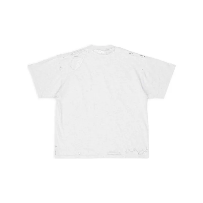 Balenciaga T Shirt Loose Fit Unisex Gray-1