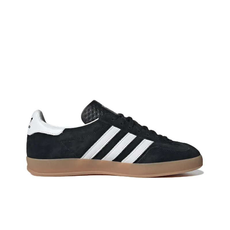 Adidas Gazelle Black White Gum-1