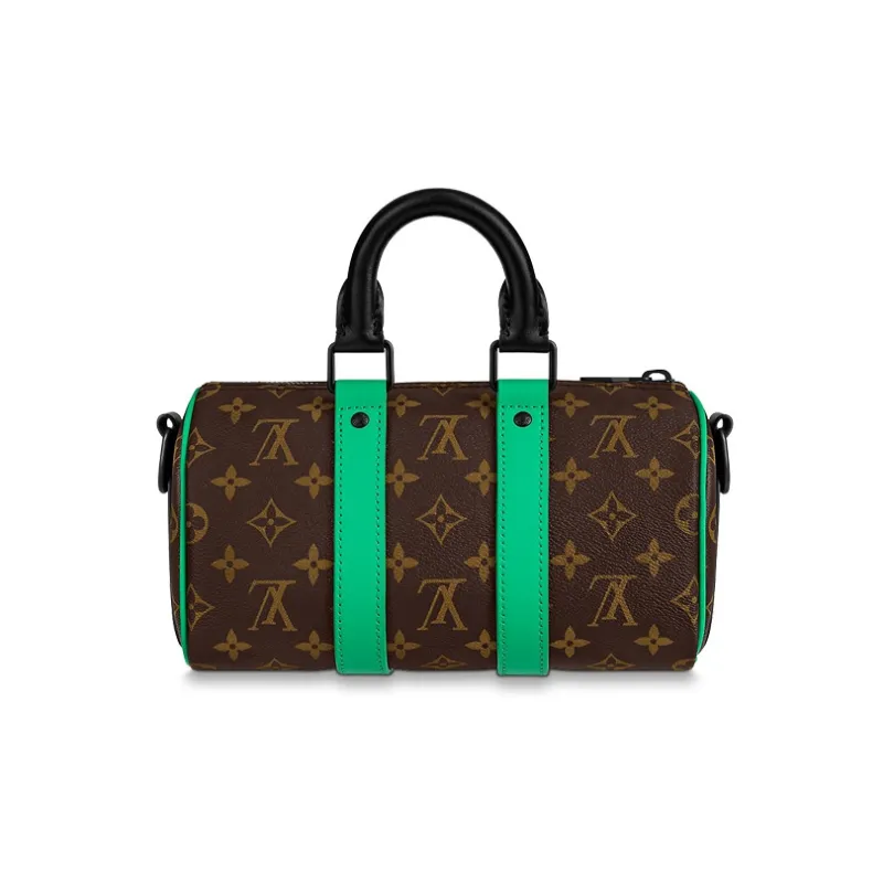 LOUIS VUITTON Keepall Bandouliere 25 Monogram Macassar Minty Green-2