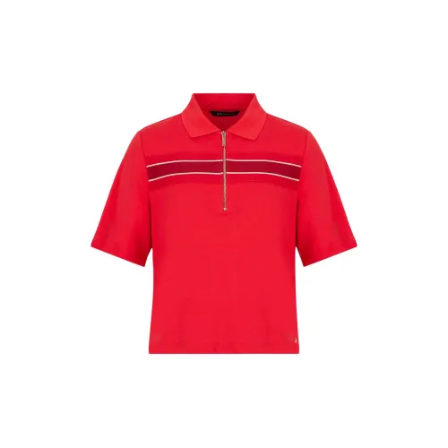 ARMANI EXCHANGE Polo Shirts Women's Red