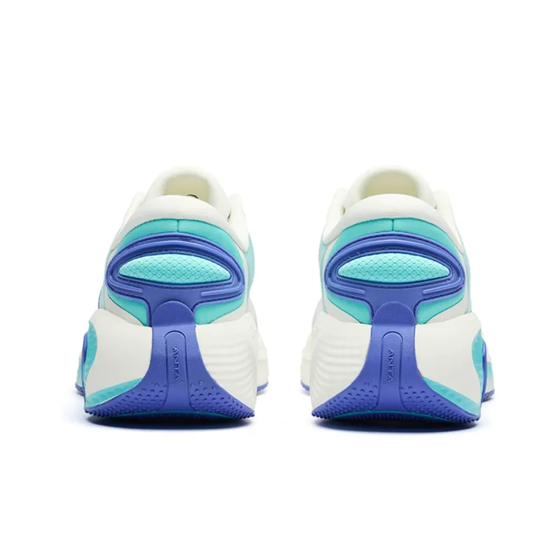 Anta Lightweight Low Top Running Shoes Men's Blue White-4