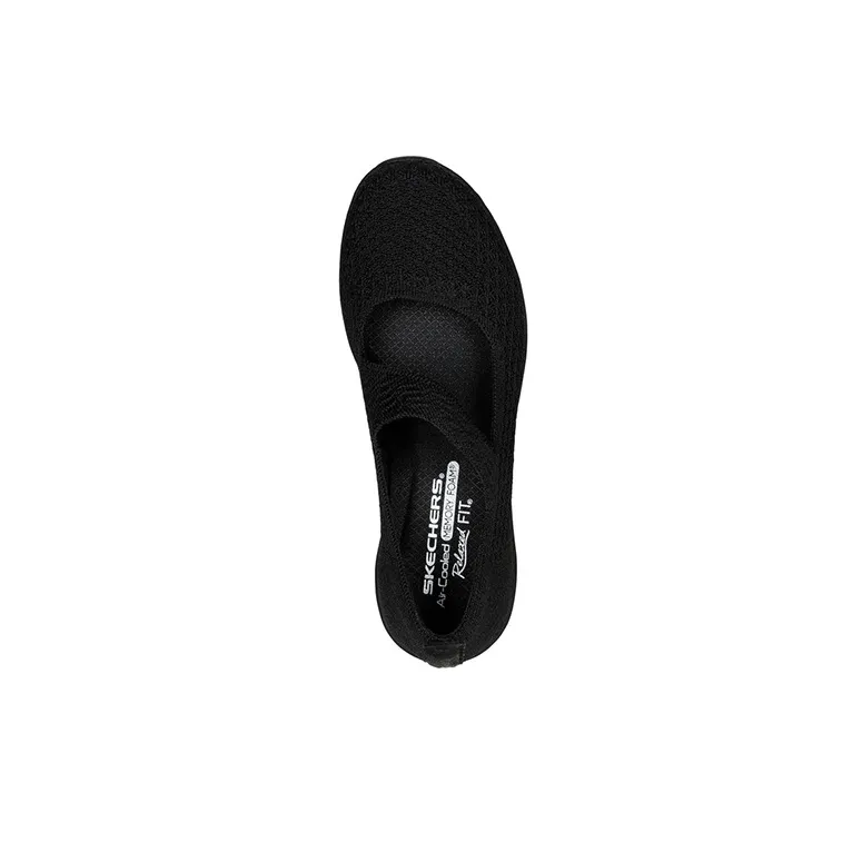 Skechers Relaxed Fit Casual Shoes Women's Low Top Black-3