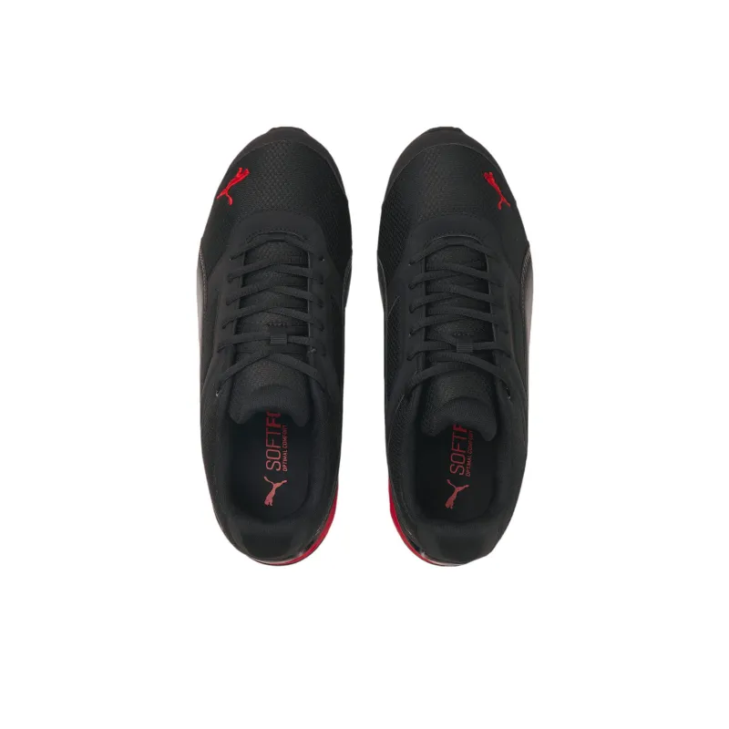 PUMA Tazon 7 Low Tops Black Red-2