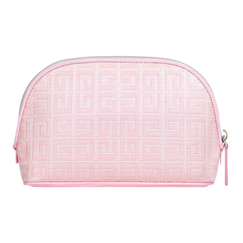 GIVENCHY G-Essentials Cow Leather Clutch Women's Candy Color/Pink/Multicolor/Floral-2