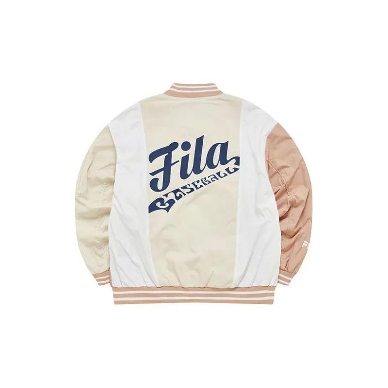 FILA FUSION BASEBALL Series Jacket Women's Cinnamon Orange-1