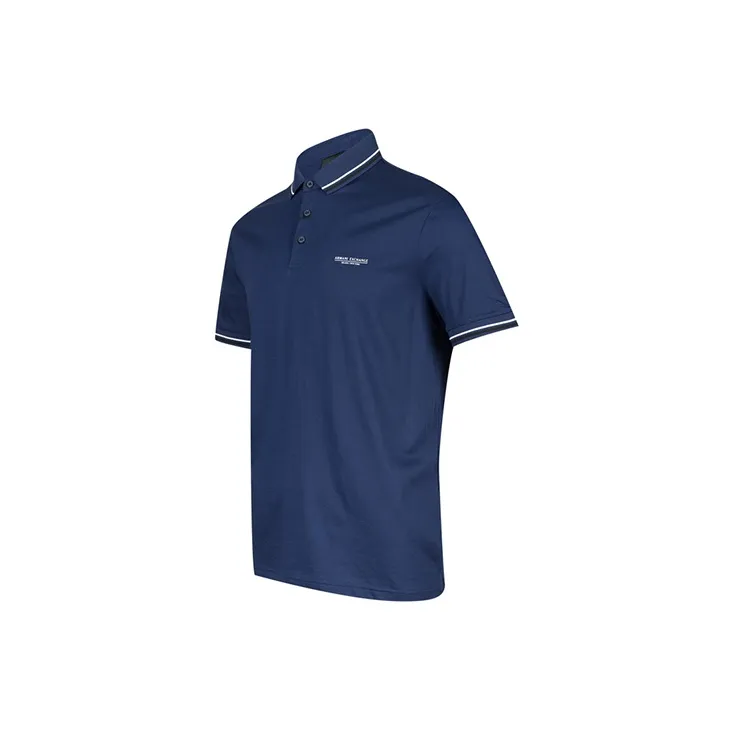 ARMANI EXCHANGE Polo Shirts Men Blue-2