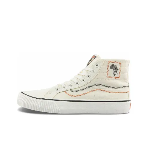 Vans SK8 Skateboard Shoes Unisex High-Top White