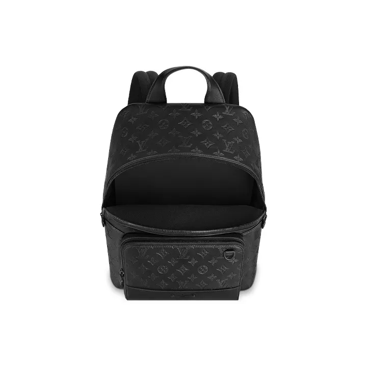 LOUIS VUITTON Racer Calfskin Backpack Regular Men's Black-2