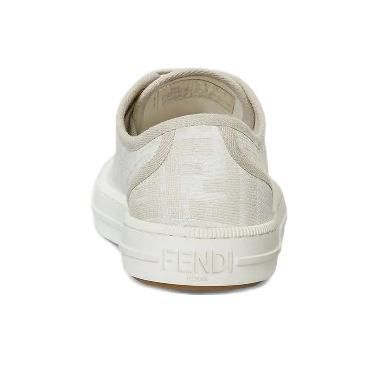 FENDI Domino Ff Lop Top White Women
