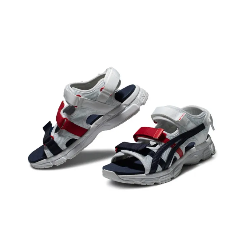 Asics Kahana Sd 2 Fashion Retro Sports Unisex Sandals 'White Blue'-2