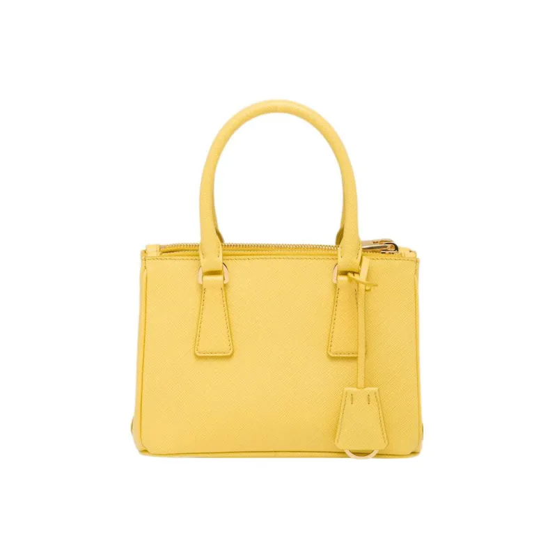 PRADA Galleria Killer Bag Saffiano Leather Crossbody Bag Women's Sunlight Yellow-1