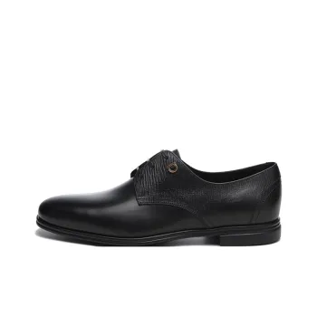FERRAGAMO GANCINIGANCINI SPENCER Dress Shoes Men's Black