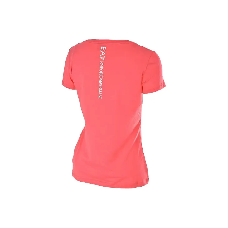 EMPORIO ARMANI EA7 T Shirts Women's Rouge Red-2