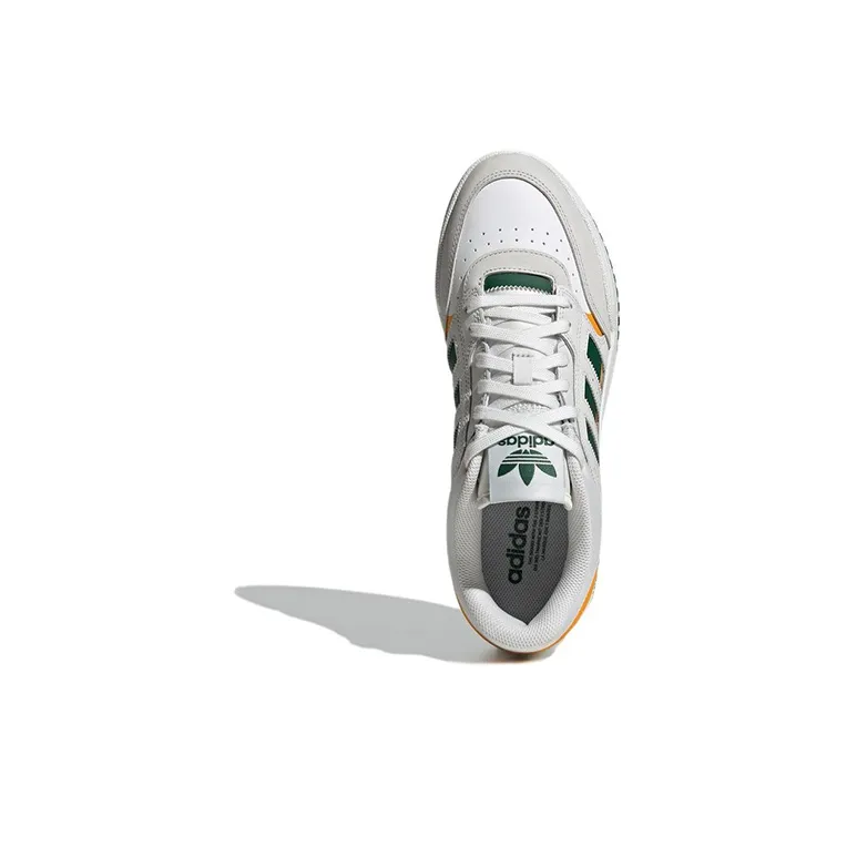 Adidas Originals Drop Step Low 'Grey White Green Yellow'-4