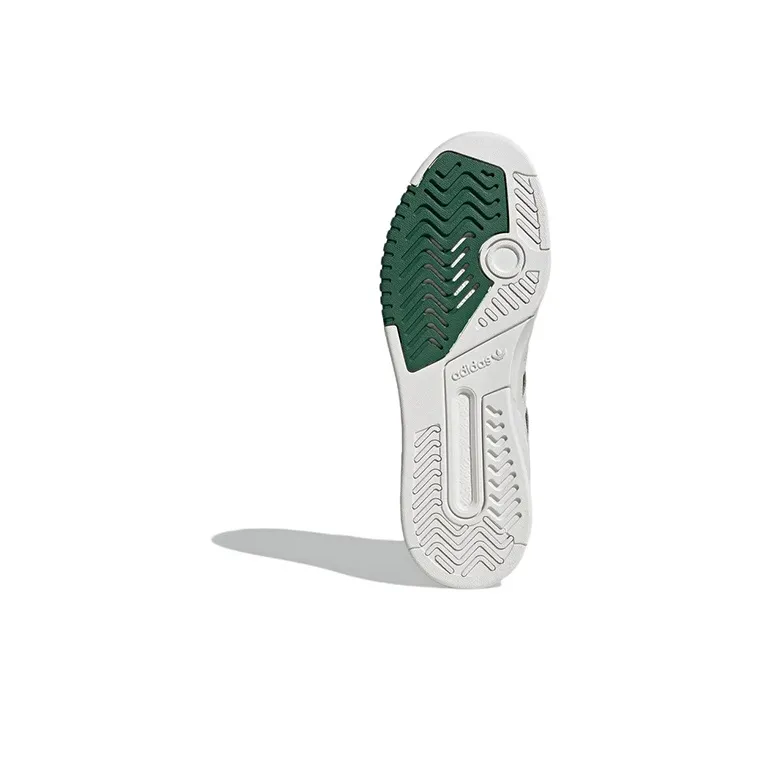 Adidas Originals Drop Step Low 'Grey White Green Yellow'-5
