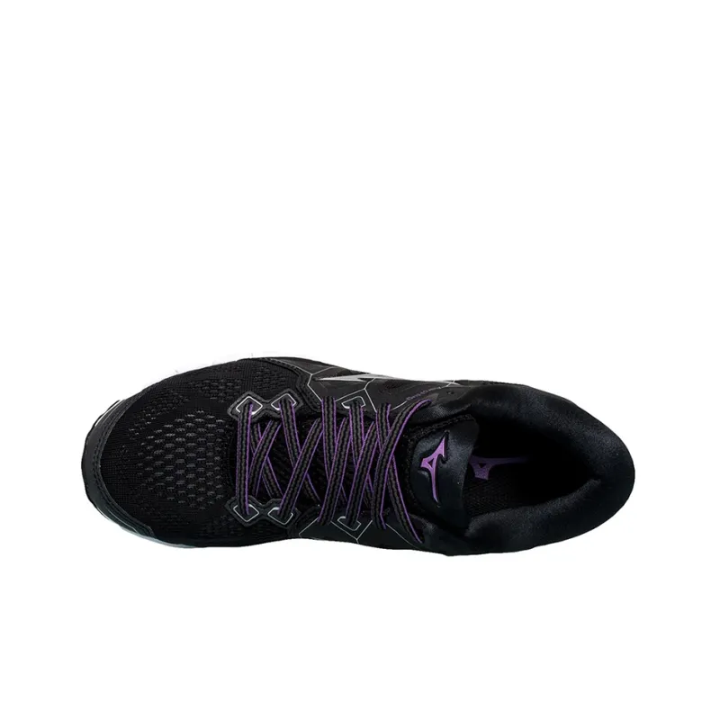 Mizuno Wave Sky 2 'Black White' Women's-2
