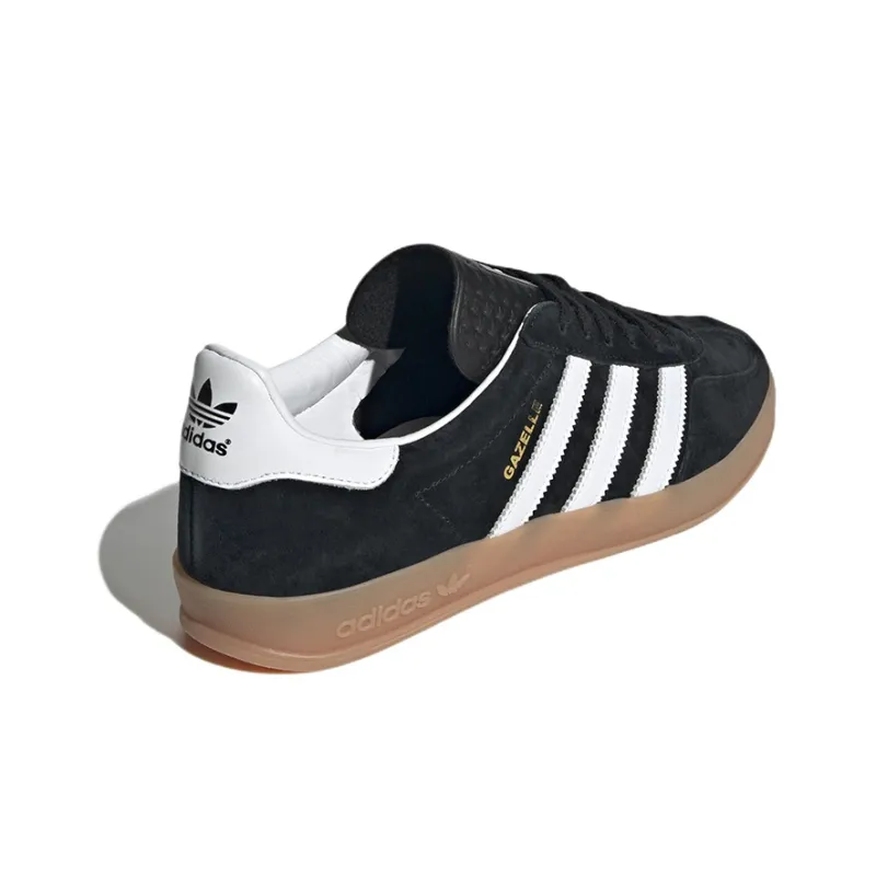 Adidas Gazelle Black White Gum-3