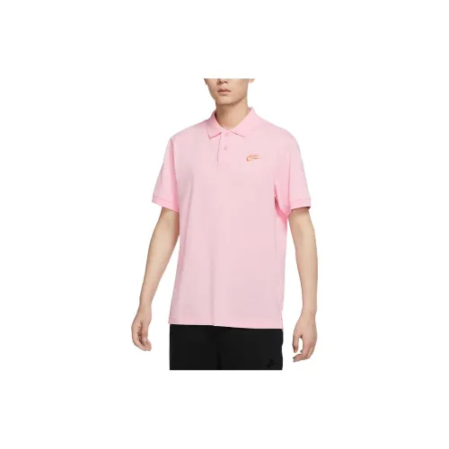 Nike Polo Shirts Men Pink