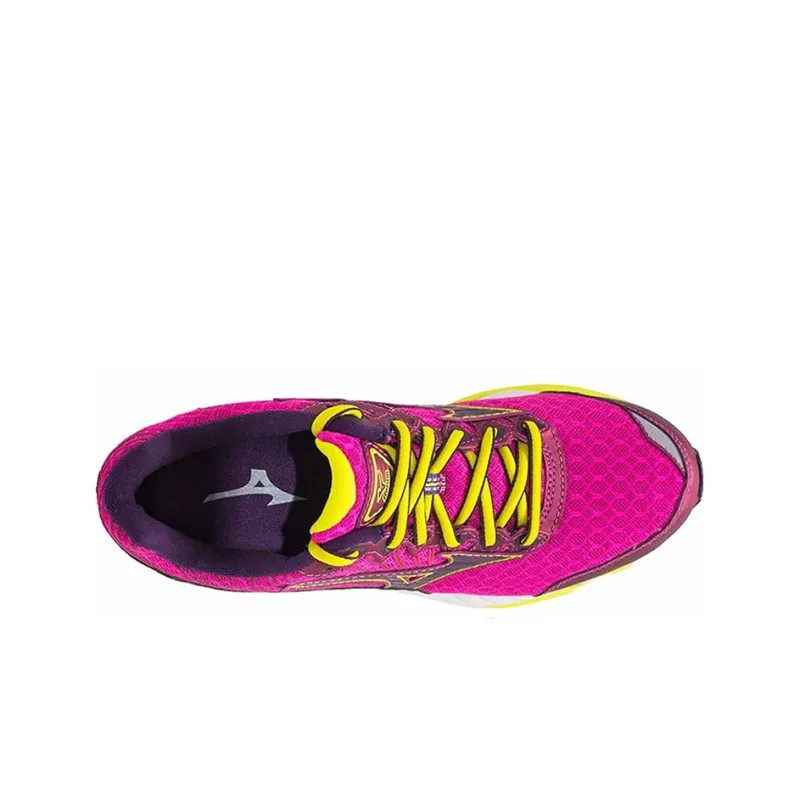 Mizuno Wave Paradox 2 Cushioning Anti-Slip And Wear-Resistant Low-Top Running Shoes Women's Pink White Yellow-2