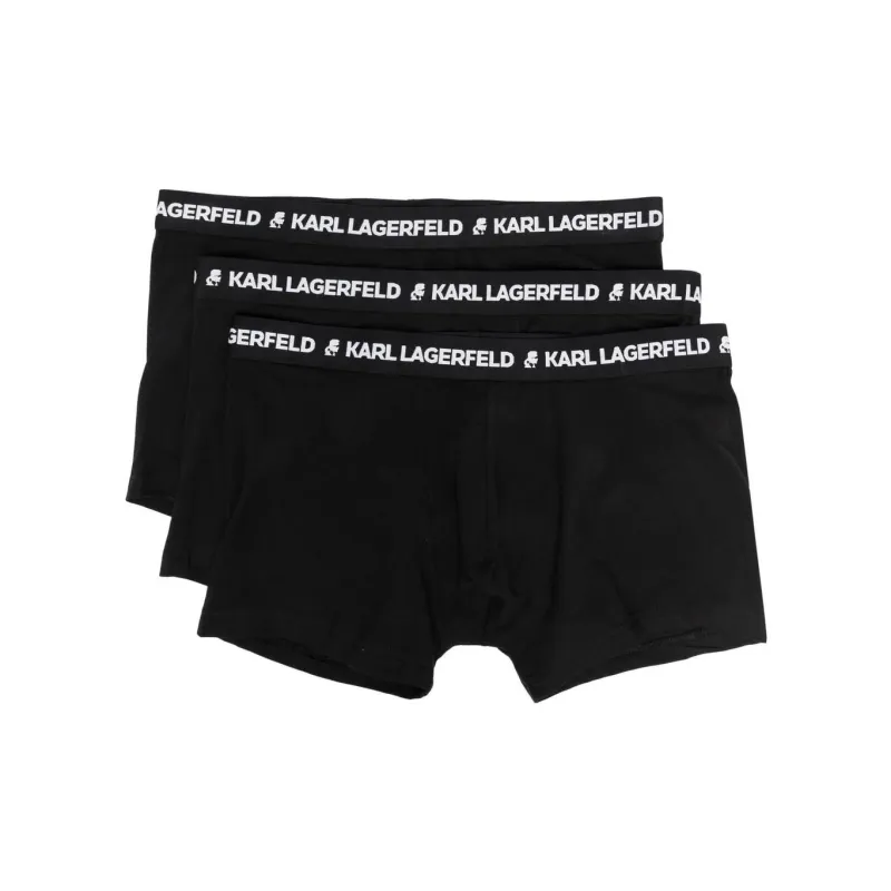 KARL LAGERFELD / Karl Lagerfeld Jeans Logo waistband Boxers Pack Of Three-0