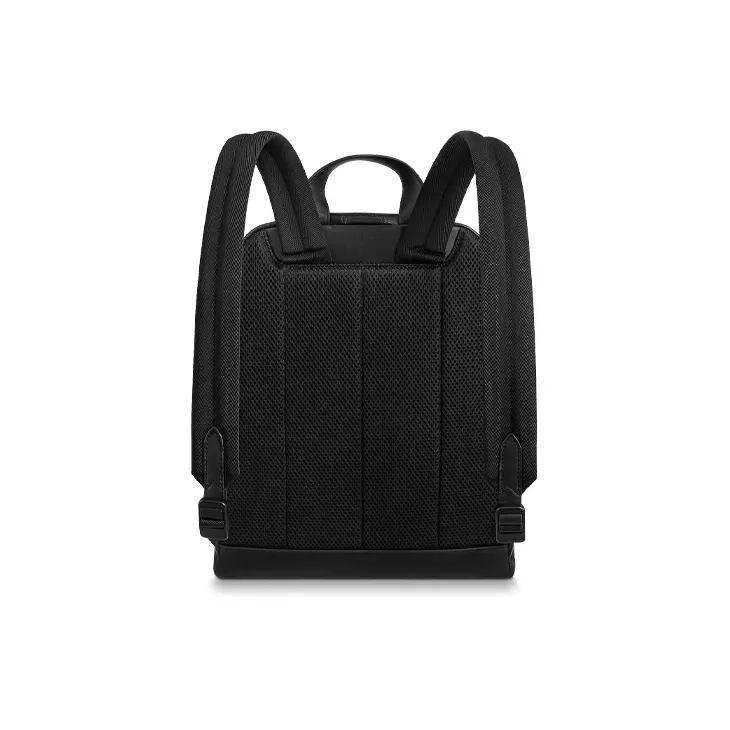 LOUIS VUITTON Racer Calfskin Backpack Regular Men's Black-3