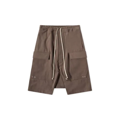 RICK OWENS Casual Shorts Men Brown