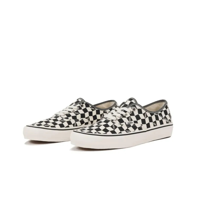 Vans Authentic Vr3 Sf Low Top Casual Skateboarding Shoes Unisex Black White Grid 'Black White'-2
