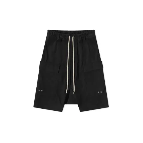 RICK OWENS Casual Shorts Men Black