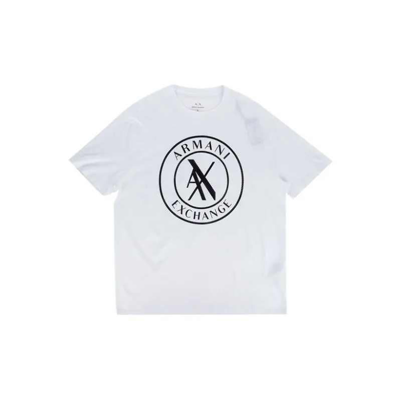 ARMANI EXCHANGE T Shirts Men White-4