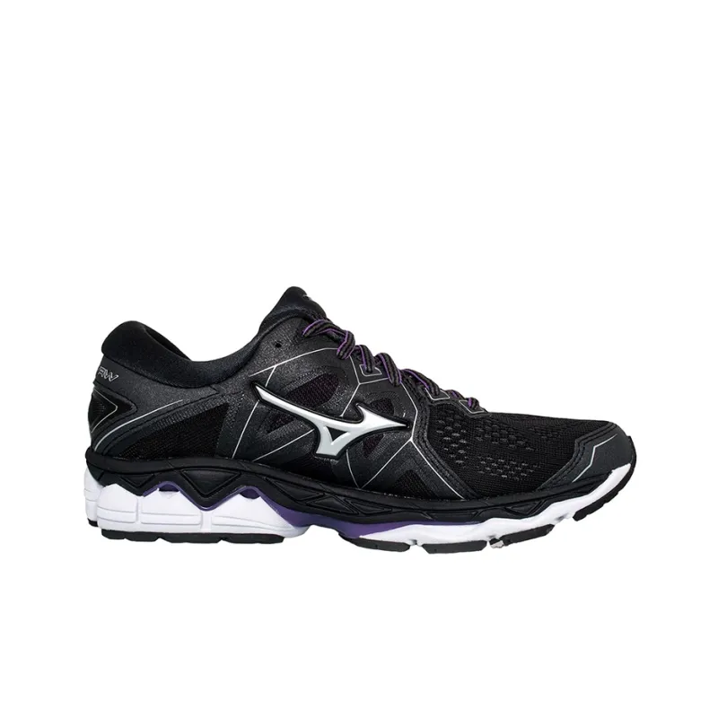 Mizuno Wave Sky 2 'Black White' Women's-1
