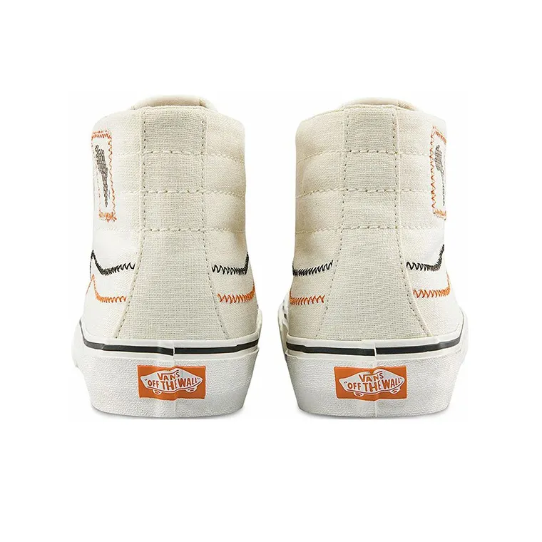 Vans Juju Surf Club X Vans SK8 HI 'White Orange Black'-5