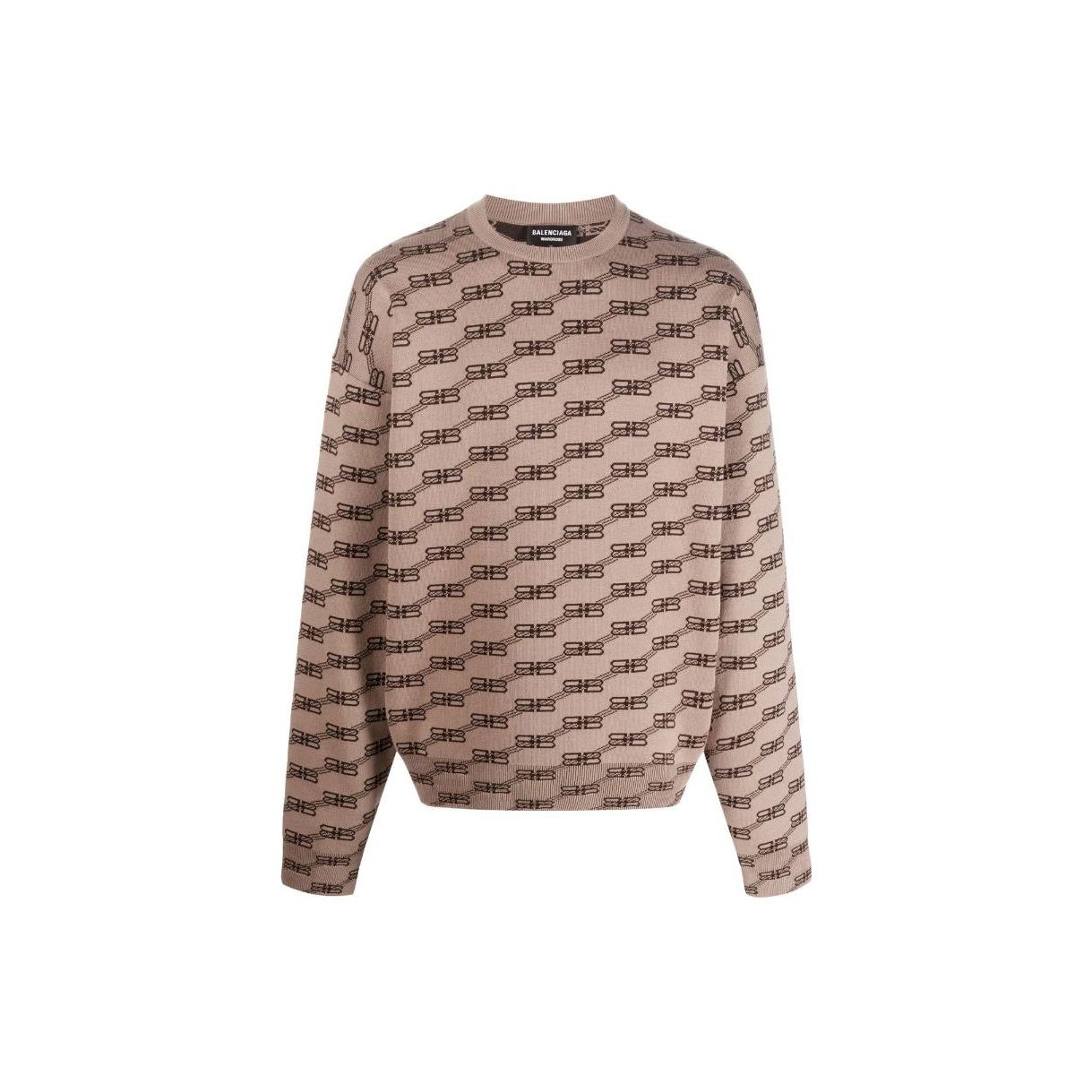 Balenciaga sweater mens brown online