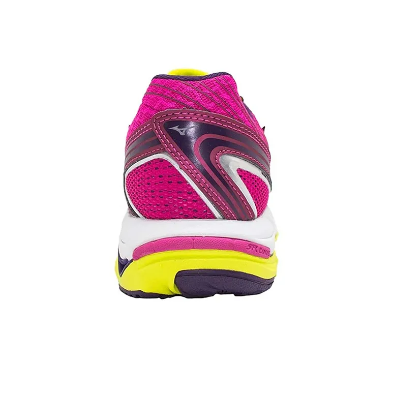 Mizuno Wave Paradox 2 Cushioning Anti-Slip And Wear-Resistant Low-Top Running Shoes Women's Pink White Yellow-3