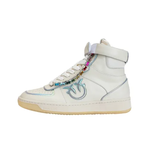 PINKO Skateboard Shoes Women's High-Top White