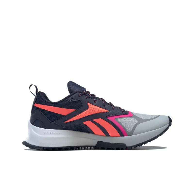 Reebok Women's Lavante Trail 2 'Pure Grey Navy Proud Pink' Women's-1