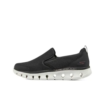 Skechers Glide Step Go Walk Cushioned Slip Resistant Abrasion Resistant Low Top Sports Casual Shoes Men's Black