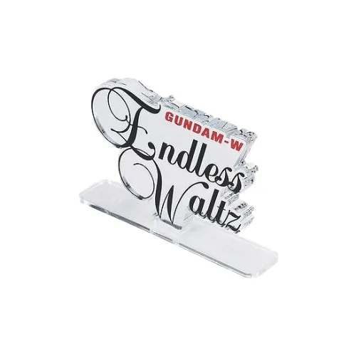 BANDAI Popular Gundam Acrylic LOGO Display Board EX Mobile Suit Gundam W Waltz Large Stand Model Accessories