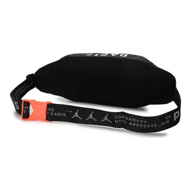 Jordan Paris, Collaboration Polyester Fanny Pack Regular Unisex Black-1