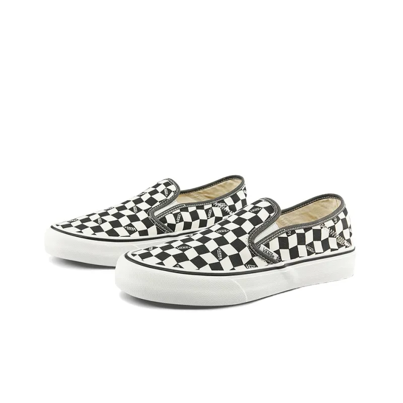 Slip On Vans VR3 Sf 'Checkerboard   Black Marshmallow'-1