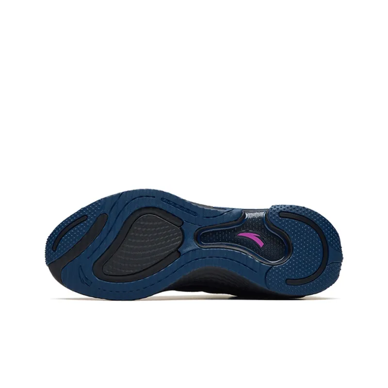 Anta Urban Running Lightweight Low-Top Running Shoes Men's Black Gray Blue-5